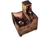 Wooden model of the house of an Egyptian farm-steward from the Twelfth Dynasty. 20th and 19th century BC.